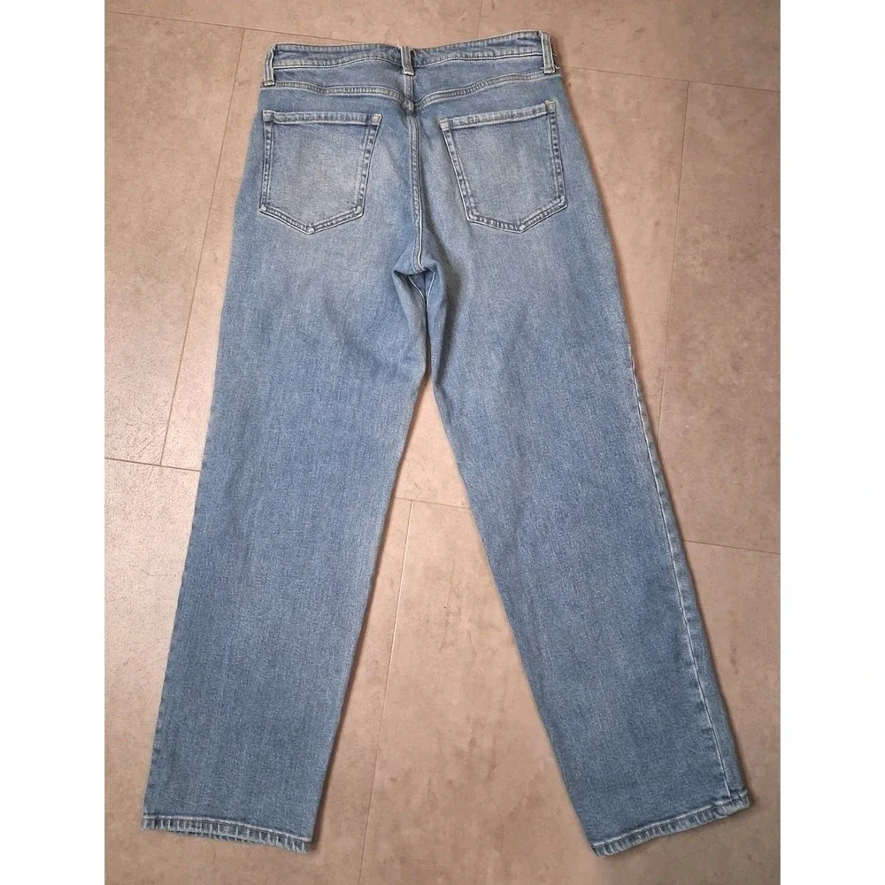 Old Navy High Waist OG Loose Womens Size 10 Wide Leg Causal Workwear - Picture 3 of 8